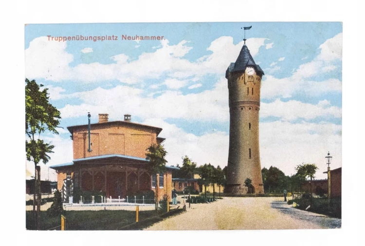 ŚWIĘTOSZÓW - POLIGON, WIEŻA CIŚNIEŃ, KOSZARY 1917 (ZGORZELEC)