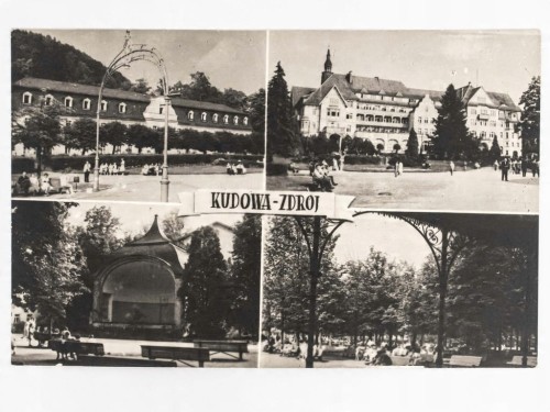 KUDOWA-ZDRÓJ - DOM ZDROJOWY, SZPITAL UZDROWISKOWY I MUSZLA KONCERTOWA PRL