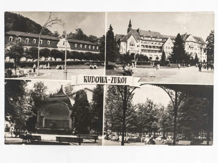 KUDOWA-ZDRÓJ - DOM ZDROJOWY, SZPITAL UZDROWISKOWY I MUSZLA KONCERTOWA PRL