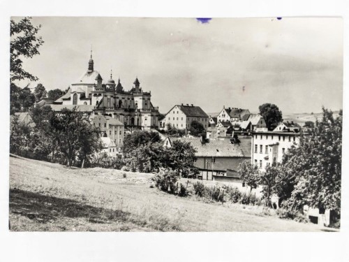 WAMBIERZYCE - PANORAMA MIASTA Z WIDOKIEM NA BAZYLIKĘ LATA 60. PRL