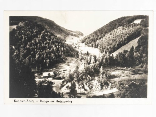 KUDOWA-ZDRÓJ - DROGA NA HEJSZOWINĘ LATA 50. / 60. PRL
