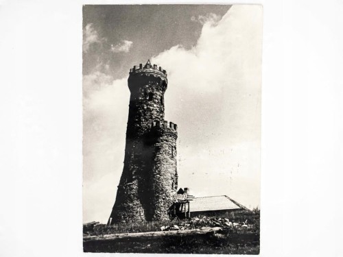 MIĘDZYGÓRZE - WIEŻA WIDOKOWA NA ŚNIEŻNIKU KŁODZKIM 1962 PRL