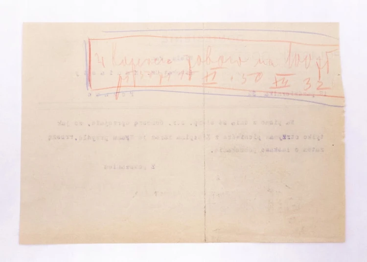 STARE PISMO - BUDOWNICZY POLASZEK, GOSTYŃ 1932