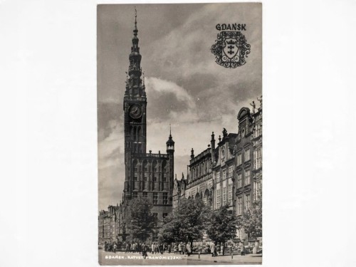 GDAŃSK - RATUSZ MIEJSKI LATA 50. / 60. PRL