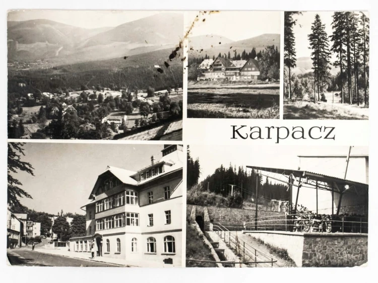 KARPACZ - DOM WYPOCZYNKOWY FWP MIESZKO HOTEL ORLINEK ZAPORA NA ŁOMNICY PRL