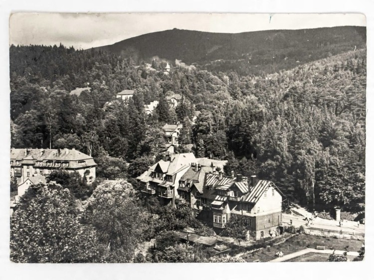 SZKLARSKA PORĘBA - PANORAMA GÓRSKA LATA 60. PRL
