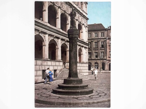 POZNAŃ - PRĘGIEŻ Z RYCERZEM LATA 70. / 80. PRL