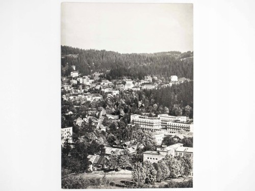 KRYNICA-ZDRÓJ - PANORAMA MIEJSKA 1964 PRL