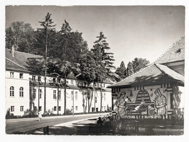POLANICA-ZDRÓJ - DOM ZDROJOWY SANATORIUM WIELKA PIENIAWA LATA 60. PRL