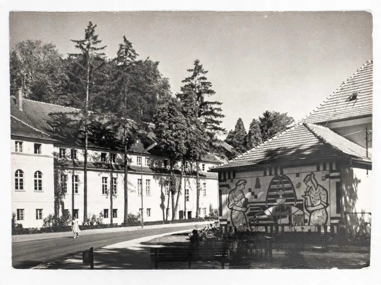 POLANICA-ZDRÓJ - DOM ZDROJOWY SANATORIUM WIELKA PIENIAWA LATA 60. PRL