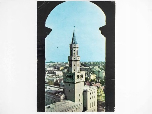 OPOLE - RATUSZ MIEJSKI LATA 70. PRL
