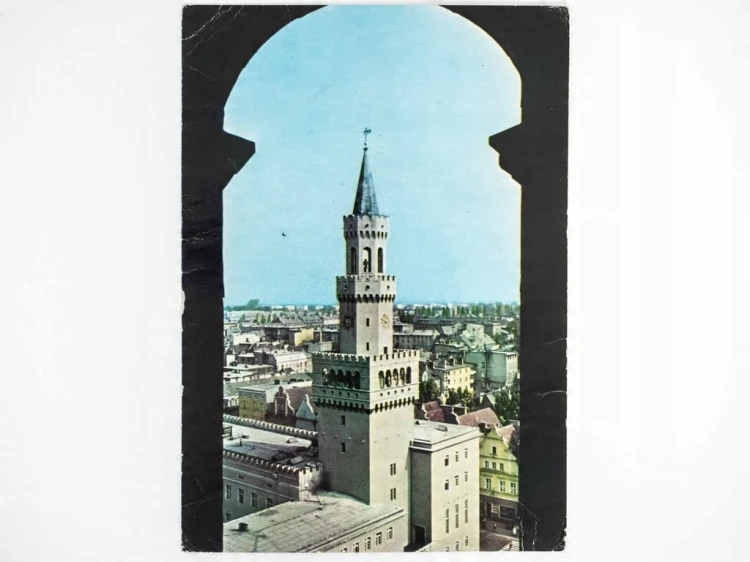 OPOLE - RATUSZ MIEJSKI LATA 70. PRL