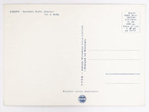 KARŁÓW - GÓRY STOŁOWE SZCZELINIEC WIELKI 1964 PRL