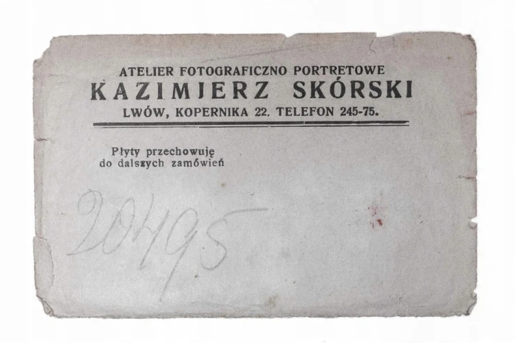 STARA REKLAMA - ATELIER FOTOGRAFICZNY KAZIMIERZ SKÓRSKI, LWÓW II RP