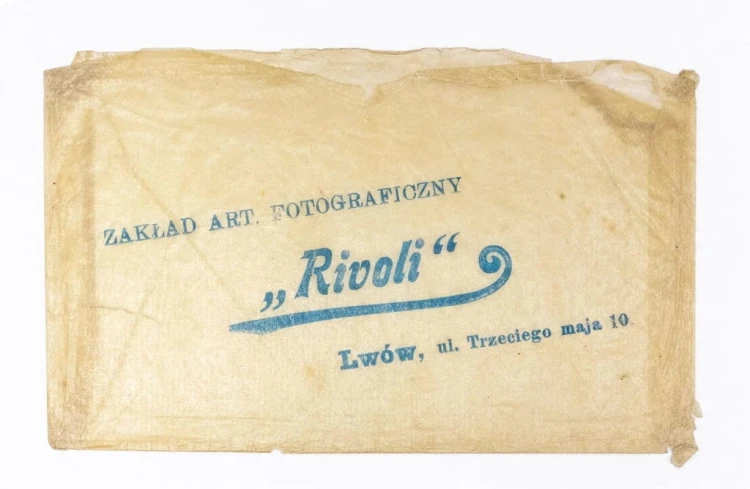 STARA REKLAMA - ZAKŁAD ART. FOTOGRAFICZNY RIVOLI, LWÓW II RP