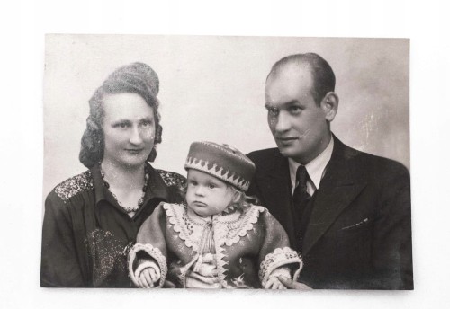 STARA FOTOGRAFIA - ZDJĘCIE RODZINNE, WAŁBRZYCH PODGÓRZE