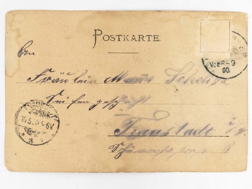STARA POCZTÓWKA - NIEMIECKI AKTOR ANTON LANG WSCHOWA 1900