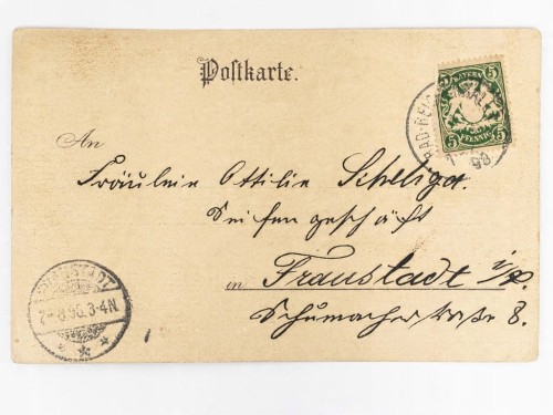STARA POCZTÓWKA - POZDROWIENIA Z GÓR NIEMIECCY FLISACY WSCHOWA 1898 NIEMCY