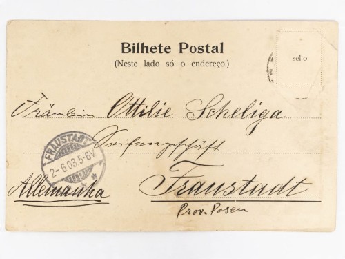 POCZTÓWKA - PIERWSZA MSZA W BRAZYLII V. MEIRELLES BRAZYLIA / WSCHOWA 1903