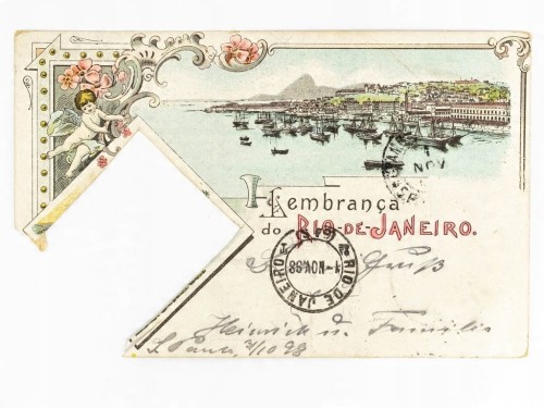 RIO DE JANEIRO - WIDOK NA PORT BRAZYLIA / WSCHOWA 1898