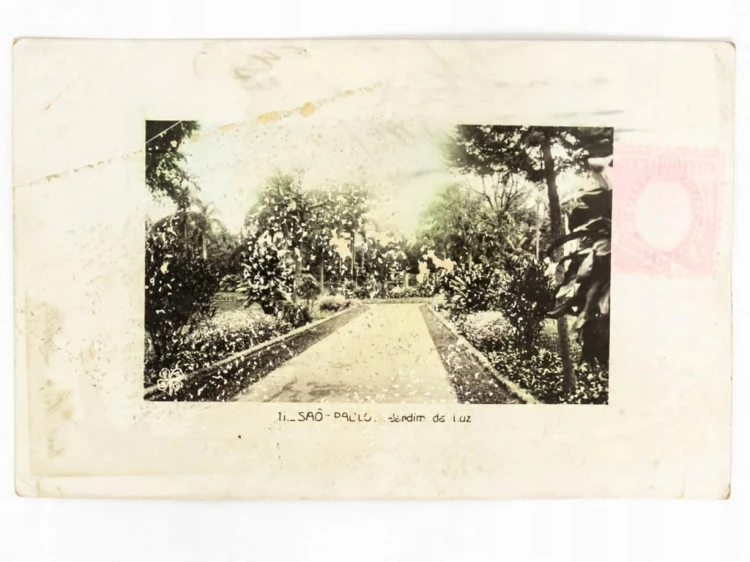 SAO PAULO - OGRÓD ŚWIATŁA JARDIM DA LUZ BRAZYLIA / WSCHOWA 1912