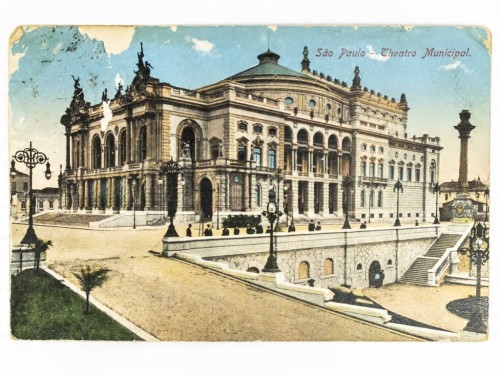 SAO PAULO - TEATR MIEJSKI BRAZYLIA / WSCHOWA 1915