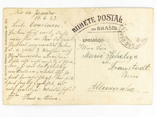 RIO DE JANEIRO - PLAC MARSZAŁKA FLORIANO BRAZYLIA / WSCHOWA 1923