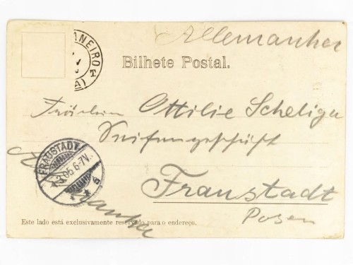 RIO DE JANEIRO - GŁÓWNY URZĄD POCZTOWY BRAZYLIA / WSCHOWA 1905