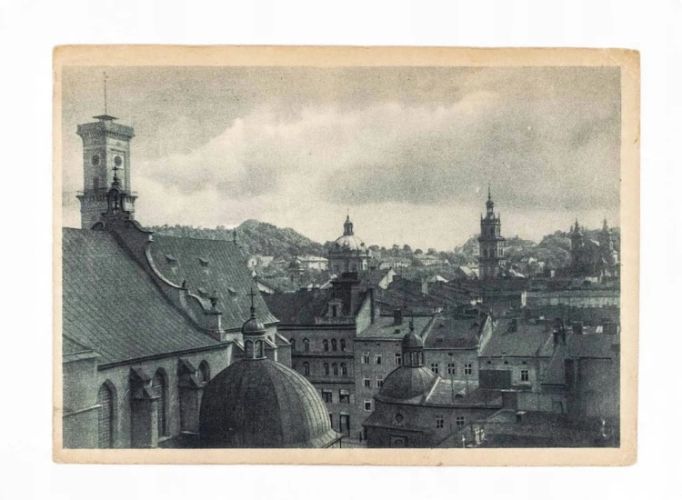 LWÓW - PANORAMA, KOŚCIÓŁ, OKUPACJA l. 40