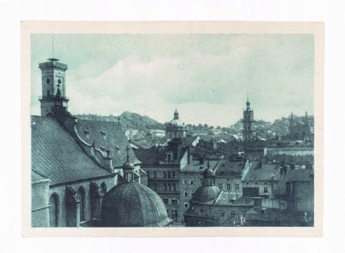LWÓW - PANORAMA, KOŚCIÓŁ, OKUPACJA l. 40