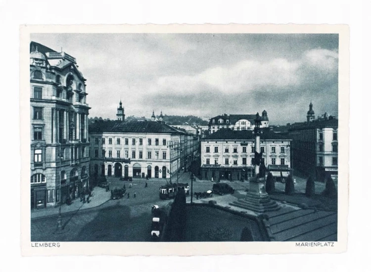 LWÓW - PLAC MARIACKI, OKUPACJA l. 40