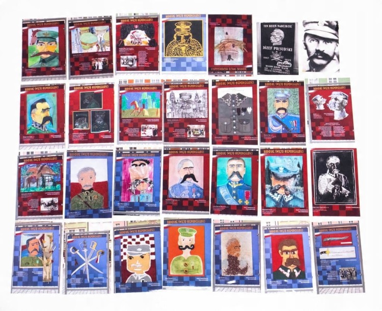 ZESTAW ZDJĘĆ - WYSTAWA, PIŁSUDSKI, 90 R. ODZYSKANIA NIEPODLEGŁOSCI, WROCŁAW