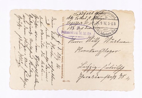 LWÓW - TEATR, TRAMWAJ, FELDPOST 1916