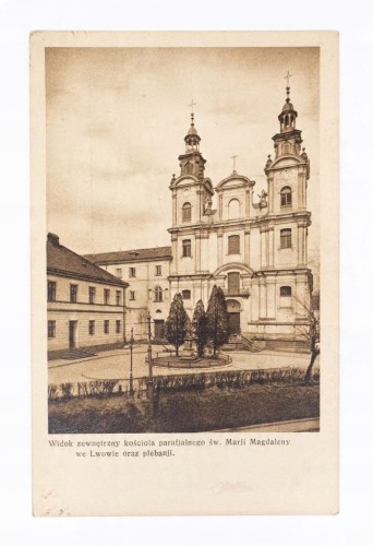 LWÓW - KOŚCIÓŁ ŚW. MARII MAGDALENY II RP