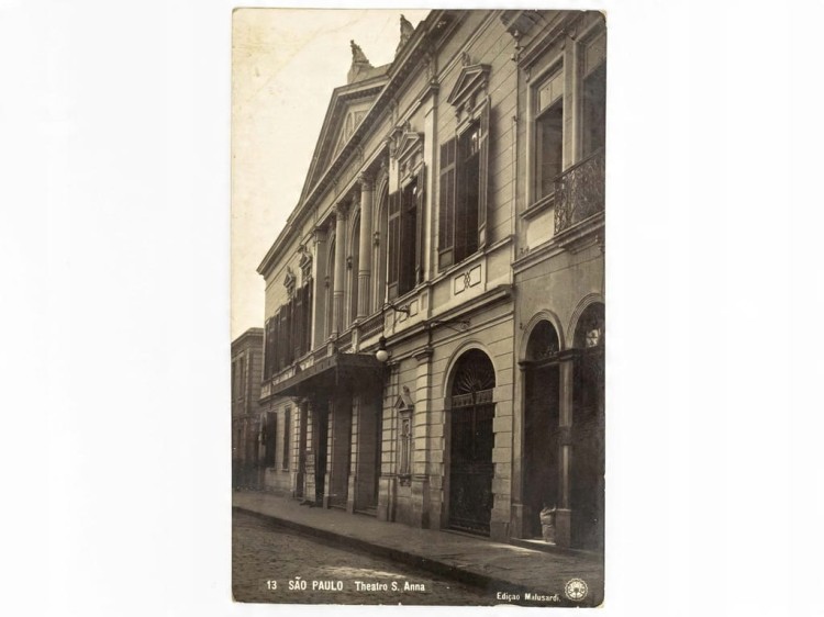 SAO PAULO - TEATR S. ANNA BRAZYLIA / WSCHOWA 1907