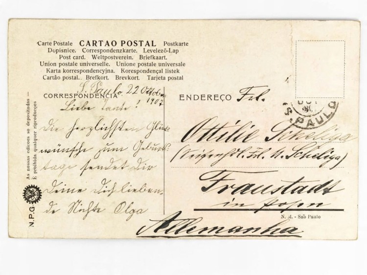 SAO PAULO - TEATR S. ANNA BRAZYLIA / WSCHOWA 1907