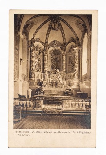 LWÓW - KOŚCIÓŁ ŚW. MARII MAGDALENY II RP