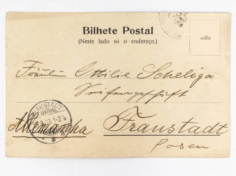 POCZTÓWKA - BITWA POD AVAI Z WOJNY PARAGWAJSKIEJ BRAZYLIA / WSCHOWA 1903