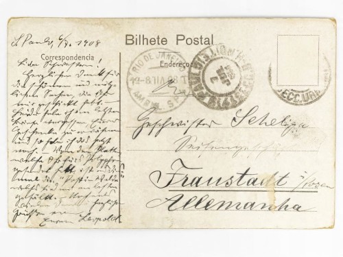 SAO PAULO - SISTEMA CANTAREIRA REZERWUAR WODY BRAZYLIA / WSCHOWA 1908