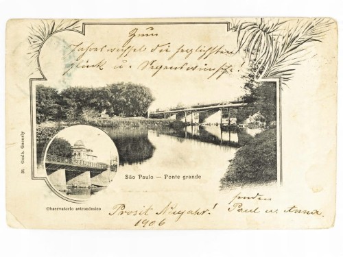 SAO PAULO - MOST PONTE GRANDE BRAZYLIA / WSCHOWA 1906