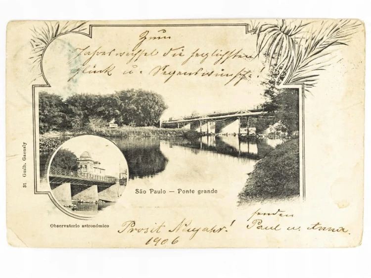 SAO PAULO - MOST PONTE GRANDE BRAZYLIA / WSCHOWA 1906