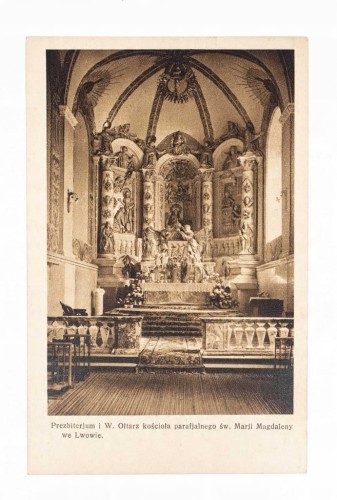 LWÓW - KOŚCIÓŁ ŚW. MARII MAGDALENY II RP
