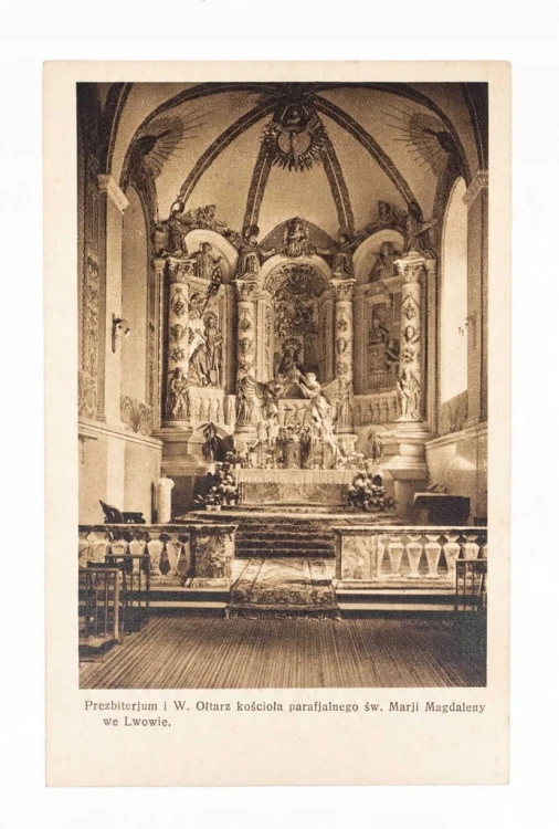 LWÓW - KOŚCIÓŁ ŚW. MARII MAGDALENY II RP