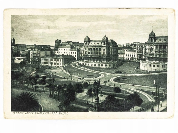 SAO PAULO - OGRÓD ANHANGABAHÚ BRAZYLIA / WSCHOWA 1921
