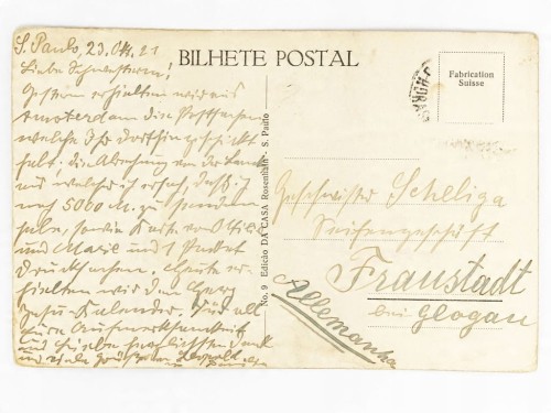 SAO PAULO - OGRÓD ANHANGABAHÚ BRAZYLIA / WSCHOWA 1921