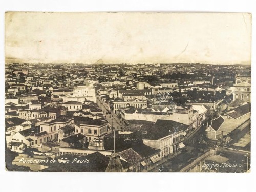 SAO PAULO - PANORAMA MIASTA BRAZYLIA / WSCHOWA 1922