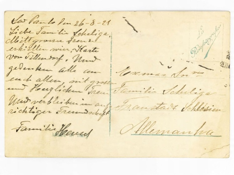 SAO PAULO - WIADUKT HERBACIANY Z TRAMWAJEM BRAZYLIA / WSCHOWA 1921