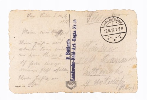 LWÓW - KOŚCIÓŁ ŚW. ELŻBIETY, FELDPOST 1917