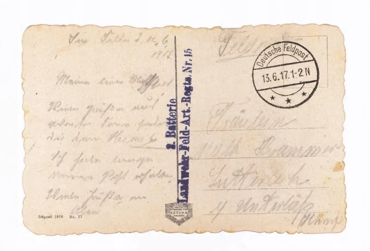 LWÓW - KOŚCIÓŁ ŚW. ELŻBIETY, FELDPOST 1917