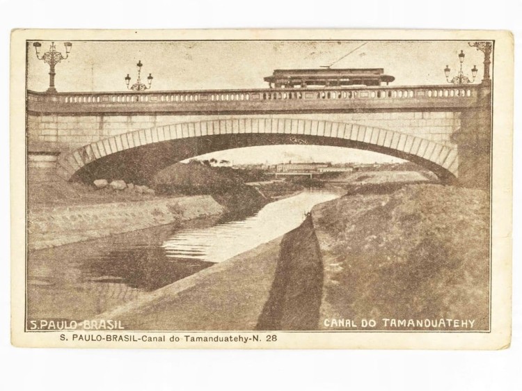 SAO PAULO - KANAŁ TAMANDUATEHY BRAZYLIA / WSCHOWA 1922